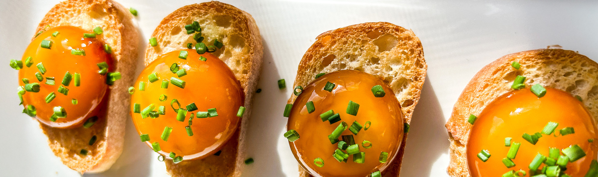 Soy sauce cured egg yolks